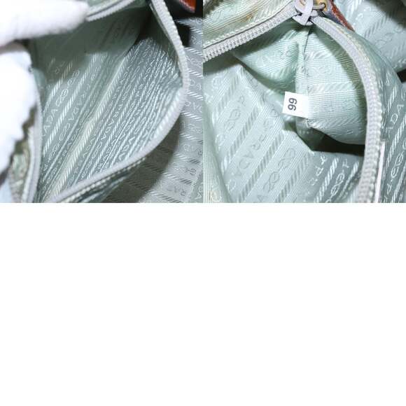 PRADA Hand Bag Nylon Light Blue - Picture 13 of 13